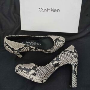 Calvin Klein Snakeskin Pattern Heels